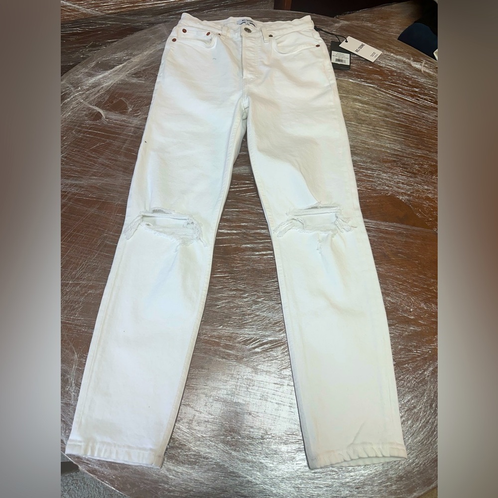 NWT 90s high rise ankle crop jeans